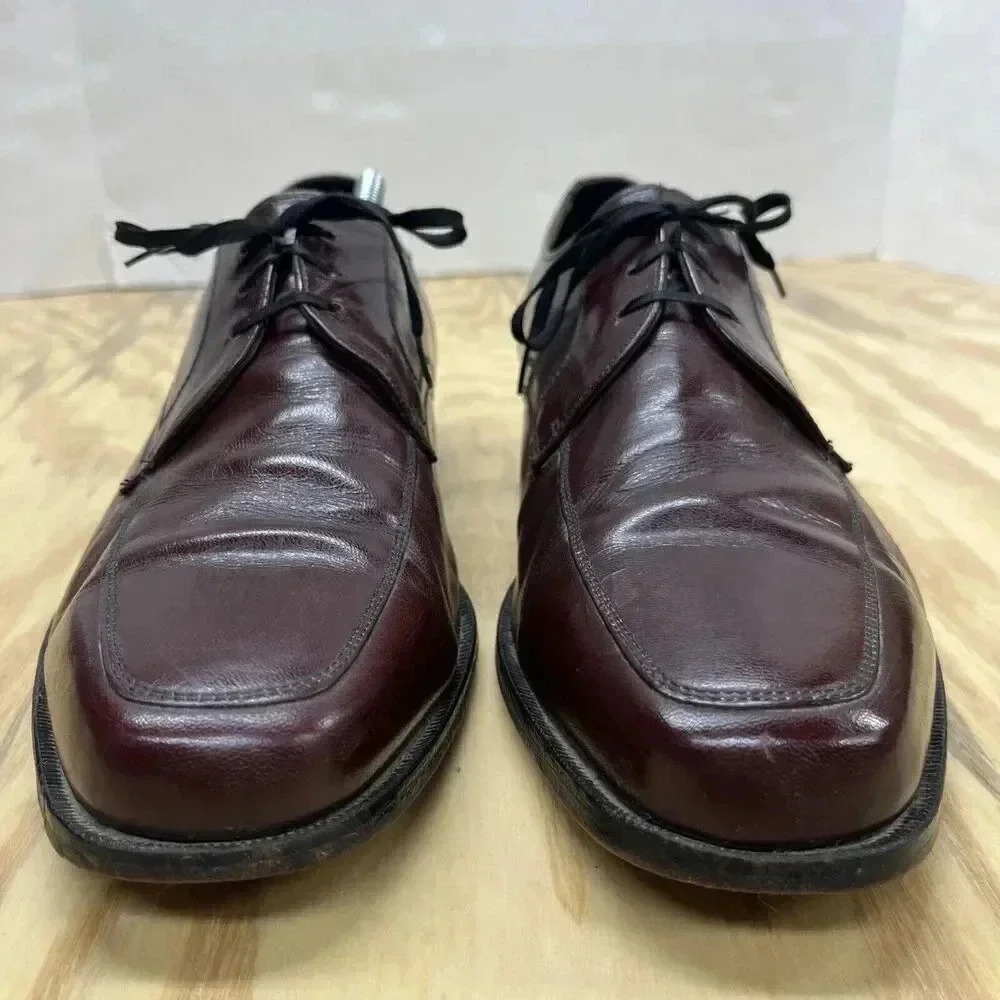 Florsheim Richfield The Florsheim Shoe Red Lace Up Size 12D 33617 Vintage - Picture 4 of 12